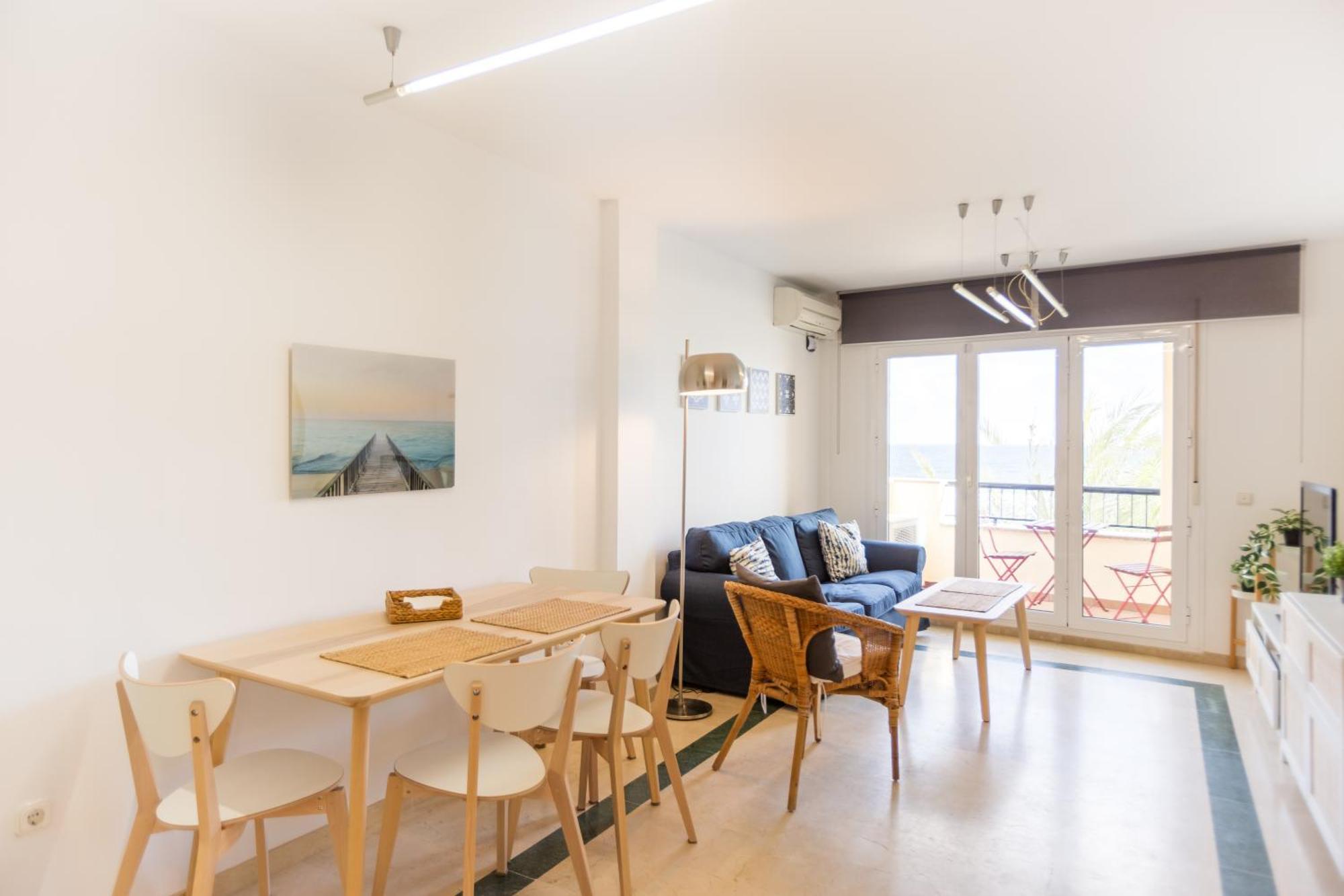 Bonito Apartamento en Primera Línea de Playa Estepona Exterior foto